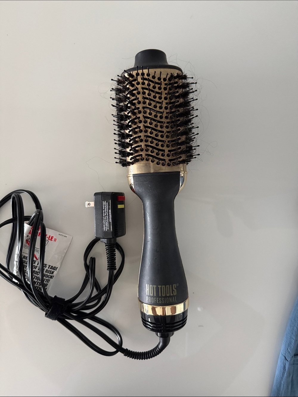 HOT TOOLS Professional Black & Gold Rotating Hot Air Brush